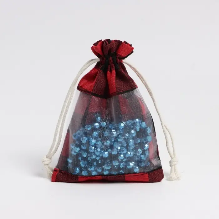 Льняной мешочек для хранения украшений, подарков, трав, 10&times;14 см, набор из 5 штук