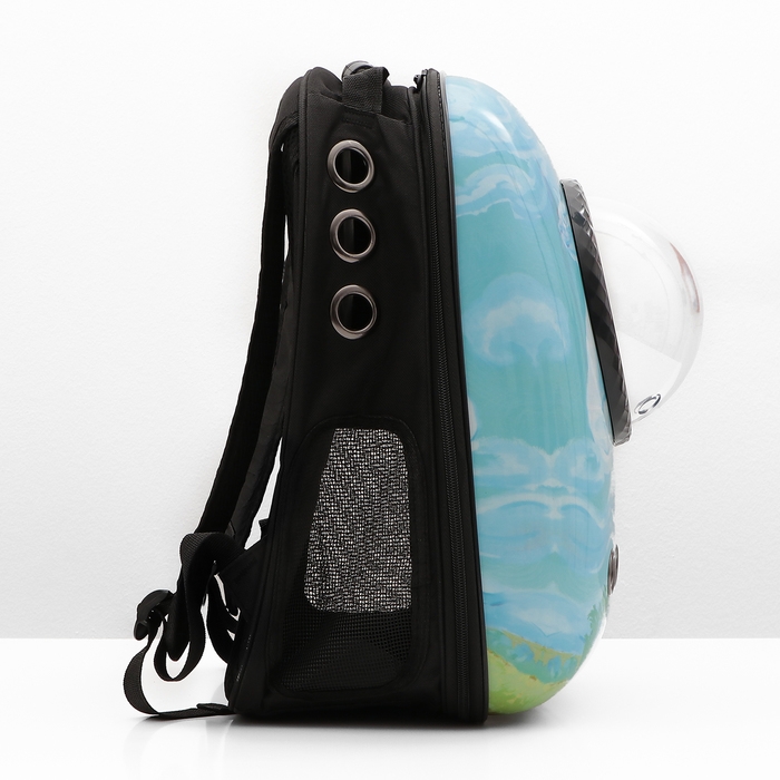 Рюкзак для переноски кошек и собак  Рюкзак для переноски кошек и собак "Поля", с окном, 32 х 25 х 42 см