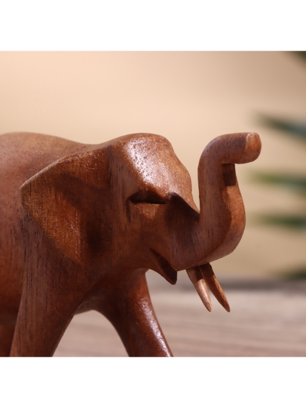Сувенир Сувенир "Слон" дерево суар, 14х5х9 см