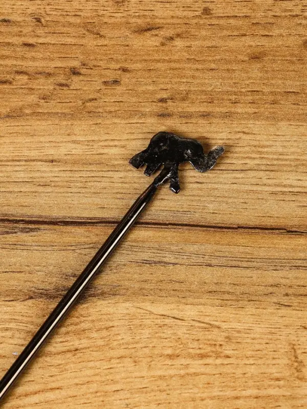 Гаситель для свечей «Слоник», 23 см, латунь