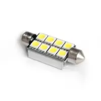 C009A T11/белый/ (SV 8.5) 8x5050 SMD 41mm CANBUS, блистер 2 шт.