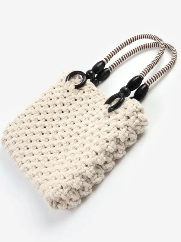 Ручки для сумки, 2 шт., вощёный шнур, 46&plusmn;1&times;4.5 см, чёрные