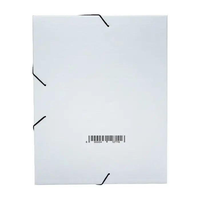 Папка архивная на резинках Calligrata, микрогофрокартон, 100 мм, белый, до 900 л Папка архивная на резинках Calligrata, микрогофрокартон, 100 мм, белый, до 900 л