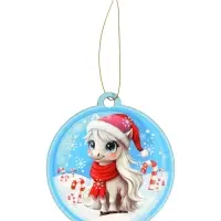 Подвеска новогодняя деревянная Лесная мастерская &laquo;Лошадка. Верь в чудеса!&raquo;