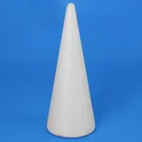 Конус из пенопласта для поделок и творчества, 1 шт., 25 см