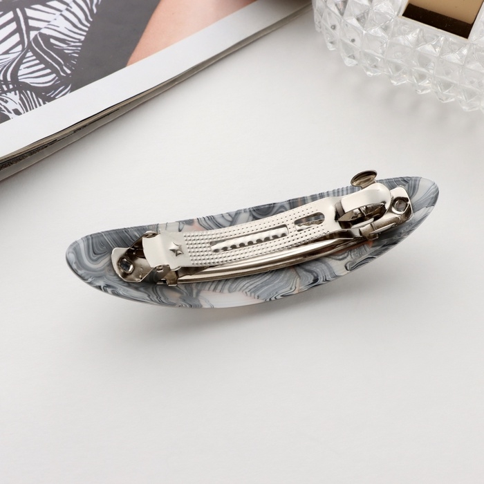 Заколка-автомат для волос Заколка-автомат для волос "Сильва" блеск размытие, 9 см, микс