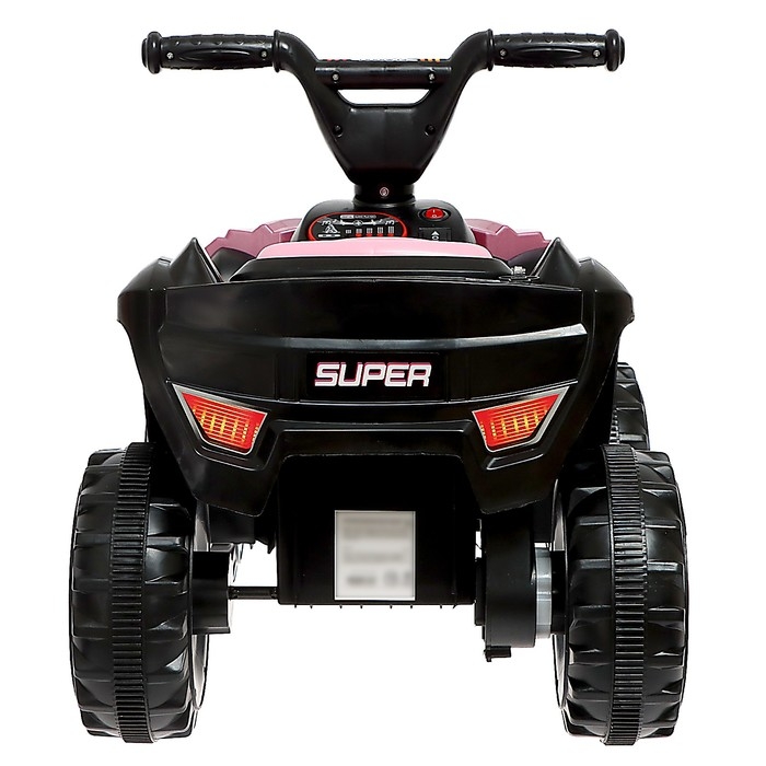 Электромобиль «Квадроцикл», свет, AUX, розовый Электромобиль «Квадроцикл», свет, AUX, розовый