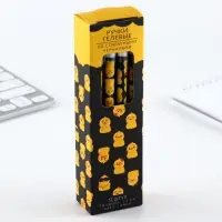 Ручка пиши стирай синяя паста 0,5 мм с колпачком «Утя»