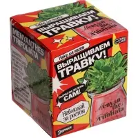 Набор для опытов &laquo;Выращиваем травку&raquo; своими руками, красный