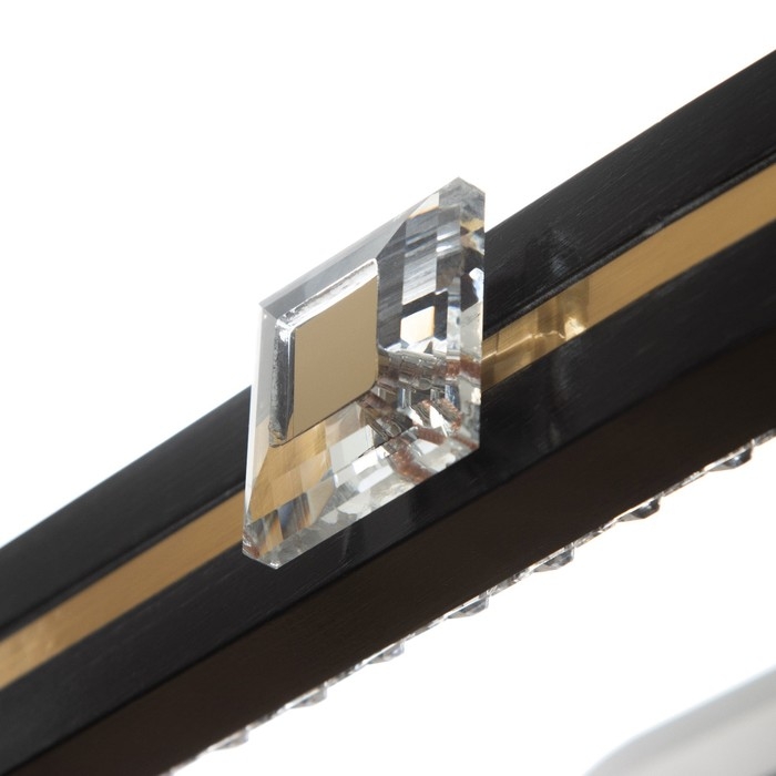 Люстра с ПДУ Люстра с ПДУ "Тильда" 3хLED 132Вт 3000-6000К RGB черный золотой 70х42х16см