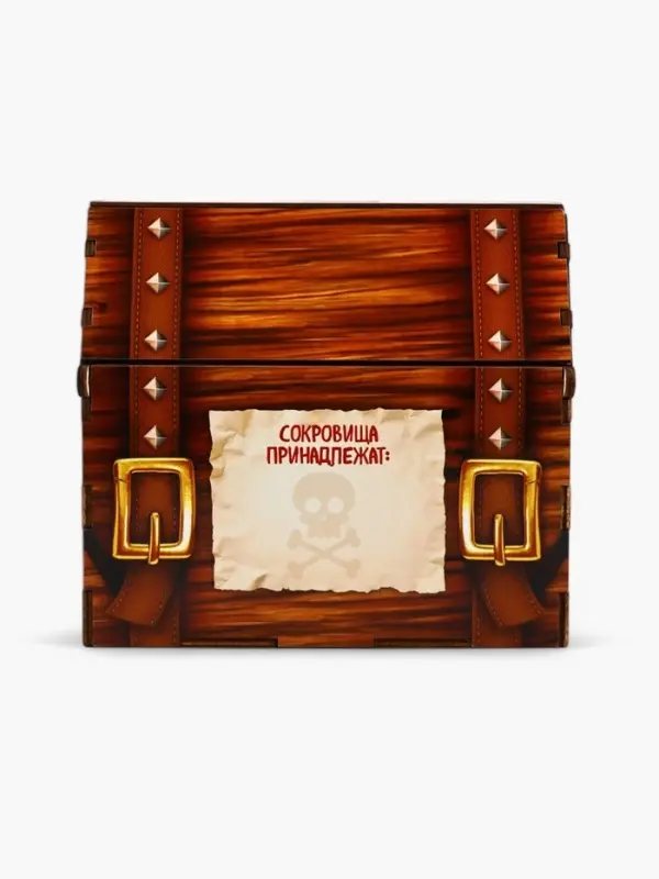 Копилка сундук пиратский &laquo;Мои сокровища&raquo;, 16&times;14.5&times;12 см