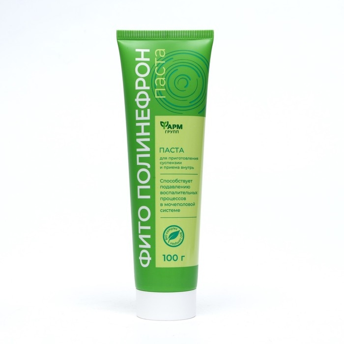 Паста Фито Полинефрон для подавления воспалений в мочеполовой системе, 100 г Паста Фито Полинефрон для подавления воспалений в мочеполовой системе, 100 г