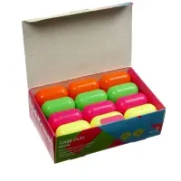 Точилка ErichKrause Case Duo Neon, 2 отверстия, с контейнером, МИКС