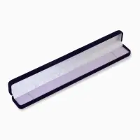 Футляр бархатный под браслет, цепочку, часы &laquo;Пенал&raquo;, 23.5&times;3 см, синий