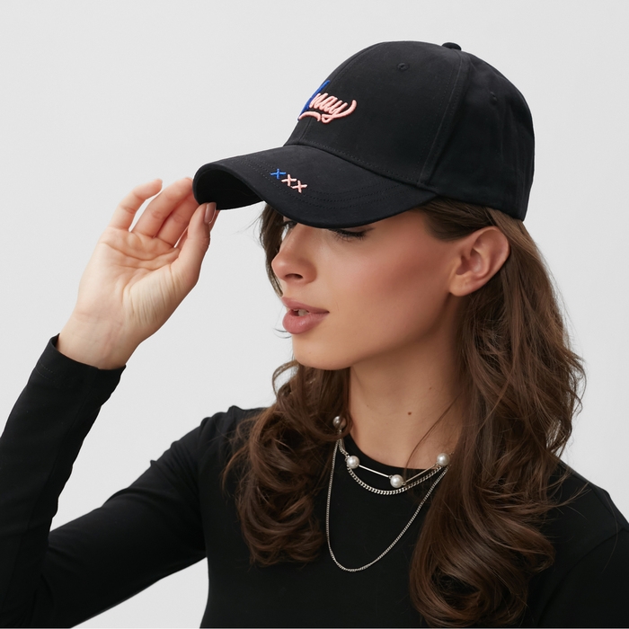 Кепка женская MINAKU, цвет черный, р-р 58