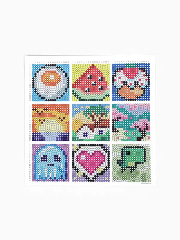 Стикеры для остатков круглых страз