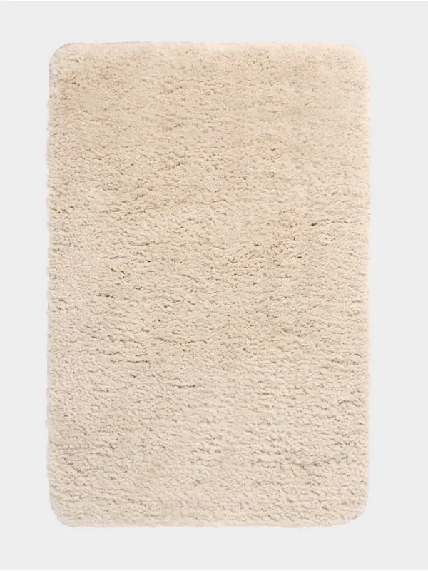 Коврик Savanna, 40&times;60 см, ворс 2 см, микрофибра, бежевый
