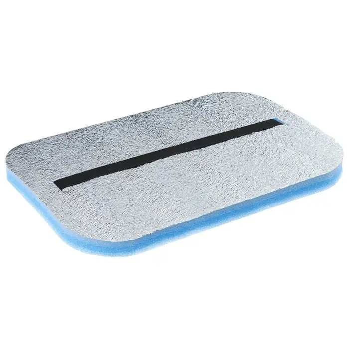 Сидушка туристическая на резинке maclay, с фольгой, 40&times;27&times;2.5 см, синяя