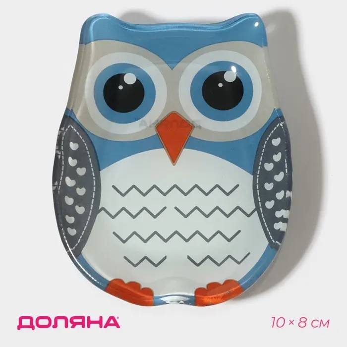 Соусник Доляна Соусник Доляна "Совунья", 45 мл, 10×8х1,5 см, цвет синий