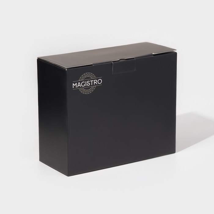 Набор стеклянных баночек для специй на подставке Magistro «Модерн», 12 шт Набор стеклянных баночек для специй на подставке Magistro «Модерн», 12 шт