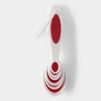 Набор мерных ложек Доляна &laquo;Тепло&raquo;, 6 шт.: 0.62/1.25/2.5/5/7.4/15 мл, красный, белый