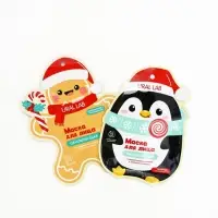 Новогодний подарочный набор косметики: маска для лица 2 шт, крем для рук и бальзам для губ, URAL LAB Новогодний подарочный набор косметики: маска для лица 2 шт, крем для рук и бальзам для губ, URAL LAB