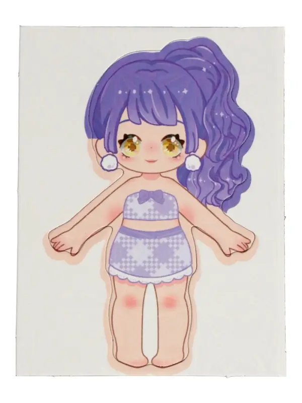 Магнитный набор &laquo;Модница&raquo; блестящий