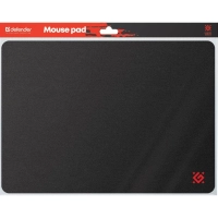 Коврик для мыши Defender Black S 250x350x3 мм, игровой ткань+резина (50017)