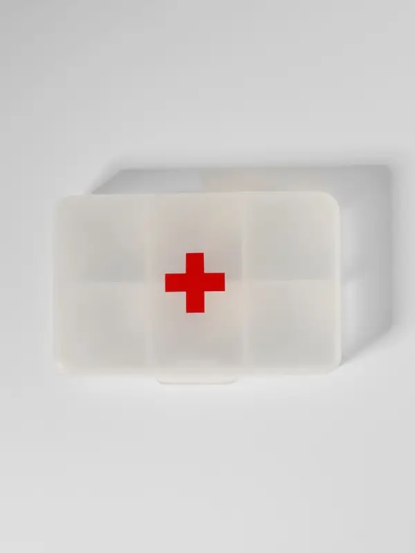 Таблетница «Быстрая аптечка», 6 секций, 8,7 × 5,5 × 1,8 см, цвет прозрачный Таблетница «Быстрая аптечка», 6 секций, 8,7 × 5,5 × 1,8 см, цвет прозрачный