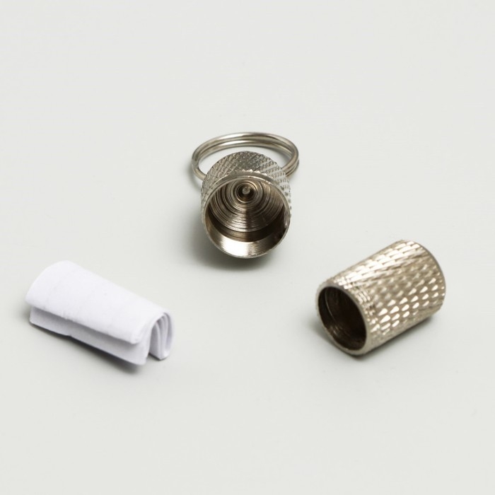 Адресник - капсула под записку увеличенный, рельефный, 1 х 2,4 см Адресник - капсула под записку увеличенный, рельефный, 1 х 2,4 см