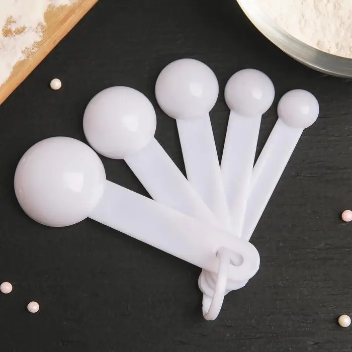 Набор мерных ложек Доляна, 5 шт: 1,25/2,5/5/7,5/15 мл, цвет МИКС Набор мерных ложек Доляна, 5 шт: 1,25/2,5/5/7,5/15 мл, цвет МИКС