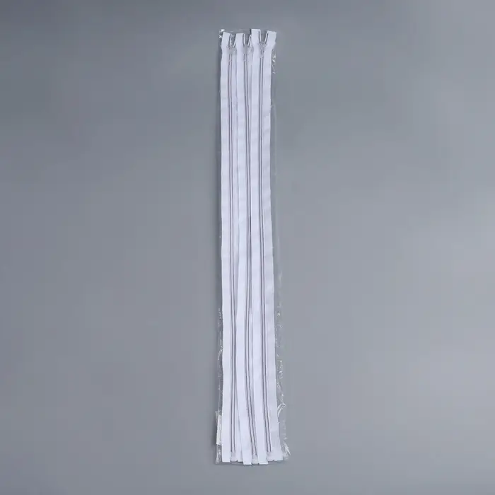 Молния «Спираль», №5, разъёмная, замок автомат, 70 см, белая, сиреневая Молния «Спираль», №5, разъёмная, замок автомат, 70 см, белая, сиреневая