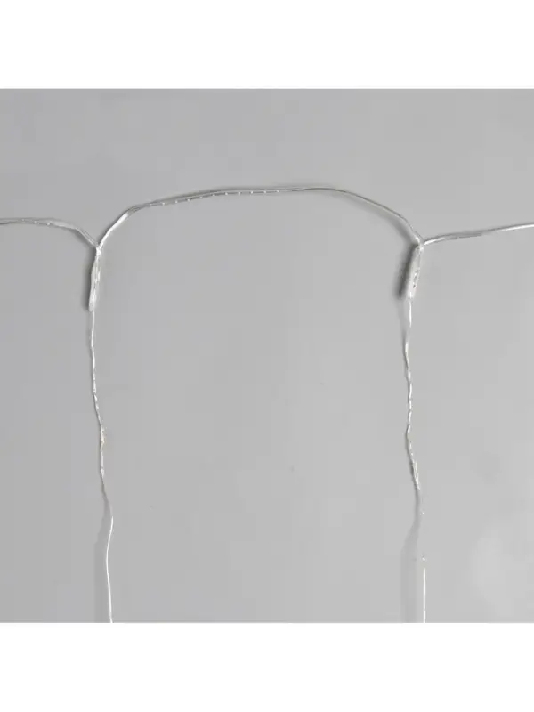 Гирлянда &laquo;Занавес&raquo; 1.6&times;1.6 м, роса, IP20, серебристая нить, 160 LED, свечение белое, 8 режимов, 220 В