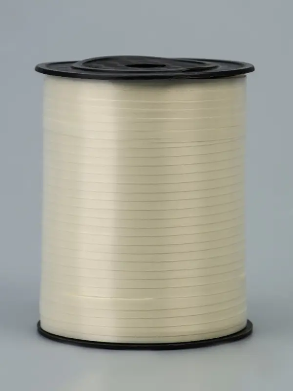 Лента для декора, подарков и шаров, шампань, 0.5 см &times; 500 ярдов