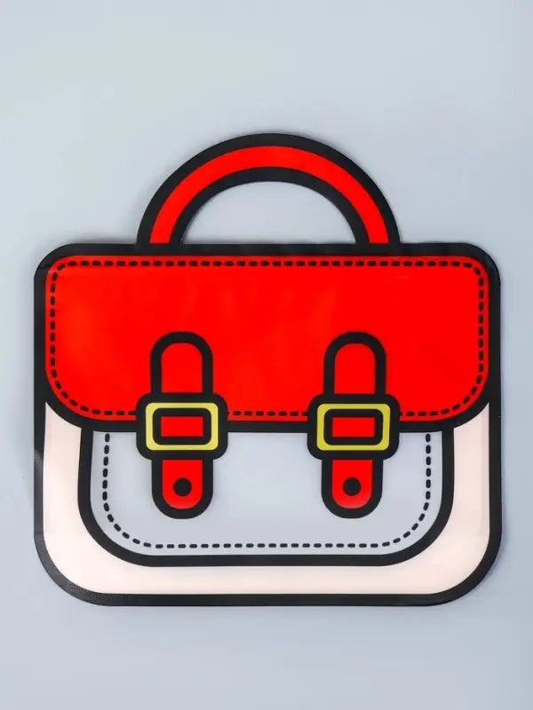 Пакет подарочный, &laquo;Портфель&raquo;, с zip-lock застежкой, 20&times;19+6 см