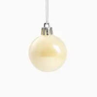 Ёлочные игрушки &laquo;Мелодия&raquo;, шары новогодние, d=4 см, набор 12 шт., веточки, белый