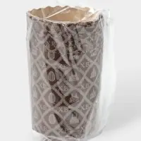 Формы для выпечки кулича бумажные &laquo;ХВ&raquo;, одноразовые, набор 10 шт., 6&times;7.5 см, коричневые