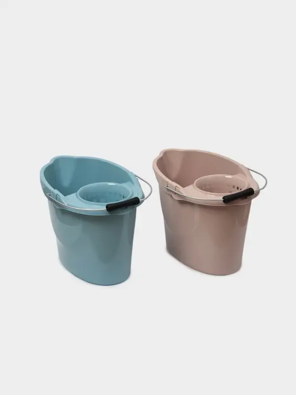 Набор для уборки МОП &laquo;Ориджинал&raquo;, ведро со сливом 12 л, швабра 110 см, МИКС