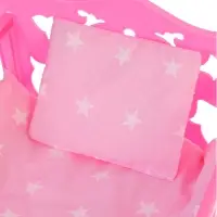 Кровать кукольная, с комплектом белья: матрас, подушка, одеяло (48&times;30 см)