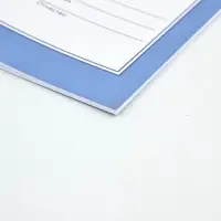 Медицинская карта А4, 16 л. Форма №112/у и прививочный сертификат А6, 12 л "Голубой"