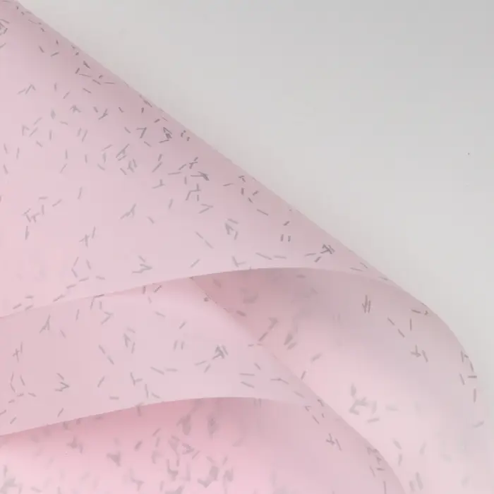 Пленка для цветов, "Звёздное небо", розовый, 57х57 см