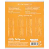 Тетрадь 18 листов в клетку Calligrata KIDS, блок офсет, 5 В МИКС