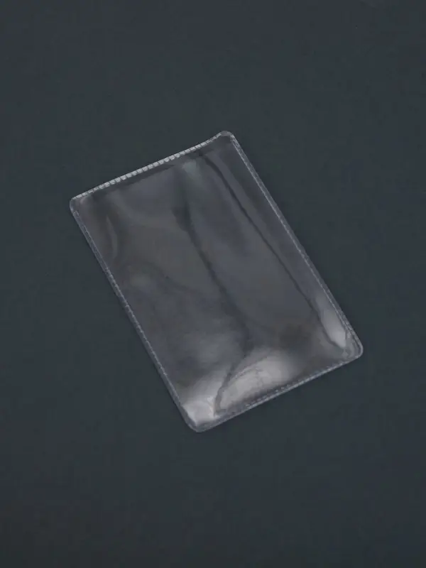 Обложка для проездного, вмещает 2 карты, 50 шт., 250 мкн, прозрачная Обложка для проездного, вмещает 2 карты, 50 шт., 250 мкн, прозрачная