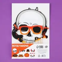 Фотобутафория на Хэллоуин «Happy halloween», скелет , 10 предметов.