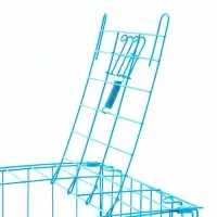Клетка для собак 51&times;35&times;41 см, голубая