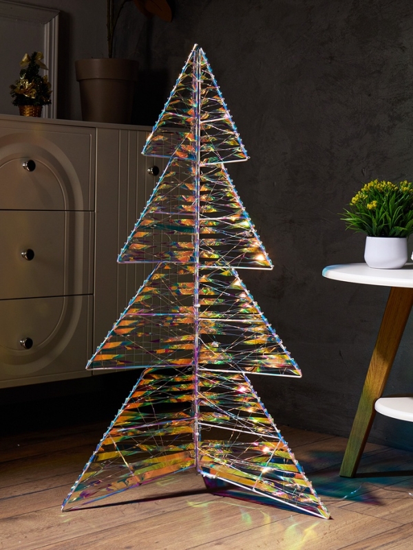 Фигура световая FROSTY  Фигура световая FROSTY "Елка", 64x64x100, 720 LED, 220V, свечение тёплое белое