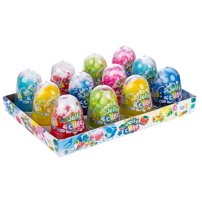 Слайм &laquo;Мялка-жмялка&raquo;, Jelly cube МИКС SLI60