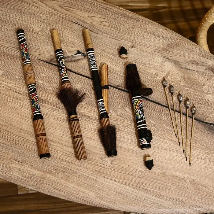 Сувенирное оружие сарбакан "Охота" 106х7х3 см