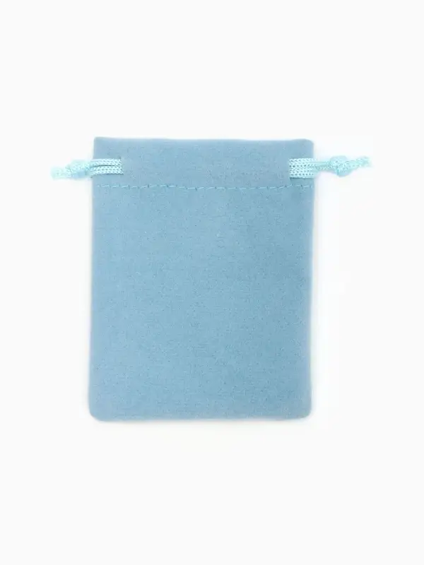 Мешочек бархатный, 7×9 см, голубой Мешочек бархатный, 7×9 см, голубой