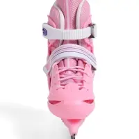 Коньки детские раздвижные BlackAqua, р. 26-29, для фитнеса, розовые Коньки детские раздвижные BlackAqua, р. 26-29, для фитнеса, розовые